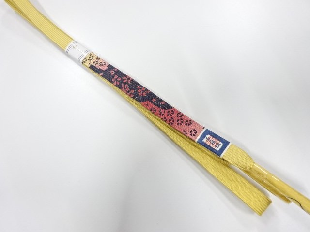 JAPANESE KIMONO / UNUSED KOREI HAND-TIED OBIJIME